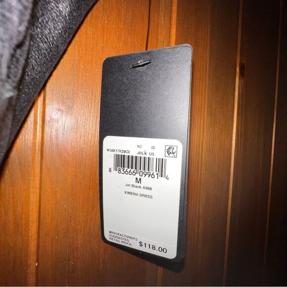 NWT GUESS Ximena Black Cut-Out Maxi Dress Size M - Picture 5 of 6